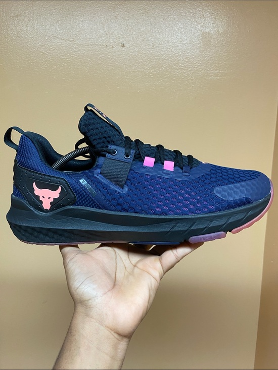 Under Armour Project Rock BSR Training Sneakers “Midnight Navy Flare Orange” main image 9